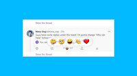 Twitter'ın emojilerle tepki özelliği Türkiye'de testlerine başladı