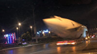 E-5’ten uçak geçti: İlginç anlar böyle kaydedildi