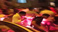 Asker eğlencesinde faciadan dönüldü: Atılan havai fişek üstlerine yağdı