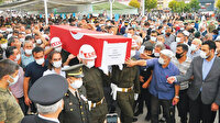 Konya şehidini uğurladı