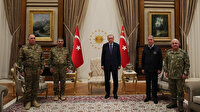 Cumhurbaşkanı Erdoğan Azerbaycan Savunma Bakanı ve Genelkurmay Başkanı'nı ağırladı