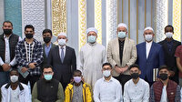 Diyanet İşleri Başkanı Erbaş öğrencilerle sabah namazında buluştu