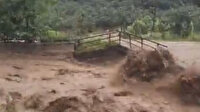 Giresun'da sağanak: Bir köyde eğitime ara verildi
