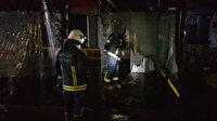 Sınır dışı edilmek isteyen göçmen Alanya'da yangın çıkardı