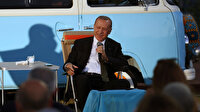 Cumhurbaşkanı Erdoğan Mersin'de gençlerle şarkı söyledi