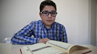Mardin'de 8 ayda hafız olan 12 yaşındaki Bilal Türkiye birincisi olmak için çalışıyor