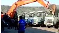 Kepçeyle kamyonları parçalayan operatör günlerce konuşulmuştu: Olayda mağdur kimse yok