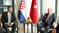 Cumhurbaşkanı Erdoğan Hırvatistan Cumhurbaşkanı Milanoviç ve Slovenya Cumhurbaşkanı Pahor ile görüştü
