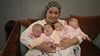 Dördüz sevinci: Tüm aile seferber oldu