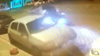 Kartal’da kontrolden çıkan otomobil park halindeki otomobillere çarpıp takla attı