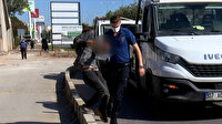 Asansör kabinin sökmeye çalışırken suçüstü yakalandı