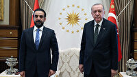 Cumhurbaşkanı Erdoğan, Irak Takaddum Partisi Genel Sekreteri Hablusi'yi kabul etti