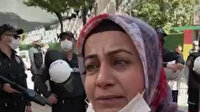 Evlat nöbetindeki kanser hastası anne sesi titreyerek konuştu: Doğurduğum Şeymamı arkadaşımı istiyorum