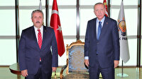Cumhurbaşkanı Erdoğan, BBP Genel Başkanı Mustafa Destici’yi kabul etti