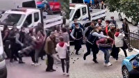 Kağıthane'de zabıta memurundan kendisine tekme atan seyyar satıcıya saldırı