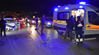 Kırıkkale'de iki otomobil kafa kafaya çarpıştı: Biri ağır 8 yaralandı