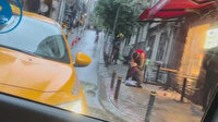 Amerikalı turist terör estirdi: Otel çalışanını sokak ortasında dövdü