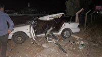 Şanlıurfa'da feci kaza: Aracın tavanı koptu iki kişi hayatını kaybetti