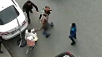 Bağcılar'da taksiciyle müşterinin yumruk yumruğa kavgası