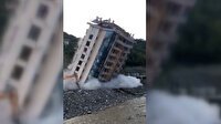 Bozkurt'ta 10 katlı Rüya Apartmanı kontrollü şekilde yıkıldı