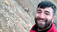 Tunceli Ovacık'ta ayının peşinden koşup selfie çekti