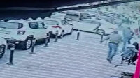 Maltepe'de bir kişi gaspa uğradığı hırsızların aracına atladı
