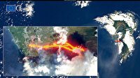 La Palma Adası’ndaki felaket uydudan görüntülendi