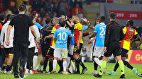 Göztepe-Trabzonspor maçının devre arasında saha karıştı