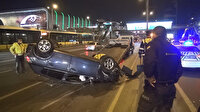 İstanbul'da 'makas' dehşeti: Takla atarak metrelerce sürüklendi