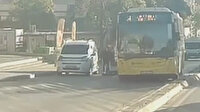Scooter sürücüsü kapısını açan araca çarpınca İETT otobüsünün altında ezildi