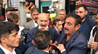 İYİ Partililer Akşener'e soru soran vatandaşın üzerine yürüdü