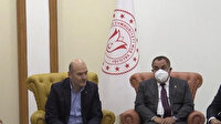 Bakan Soylu Muş'ta evlat nöbeti tutan ailelerle görüştü