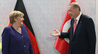 Cumhurbaşkanı Erdoğan Almanya Başbakanı Merkel'i kabul etti