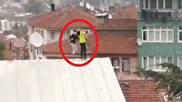 Tik-tok uğruna canlarını hiçe saydılar: Çatıdaki çocuklar yürekleri ağza getirdi