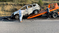 15 gün önce almıştı: Otomobili gözünün önünde küle döndü