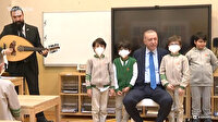 Cumhurbaşkanı Erdoğan paylaştı: Palet Türk Müziği Okulu’nda eğitime başlayan yavrularımla