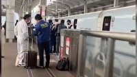 Japonya’da trende kundaklama girişimi kamerada
