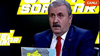 BBP Genel Başkanı Destici sözde Kürdistan haritasını yırttı: Akşener'e kullanılan ifadelere benim cevabım bu olurdu
