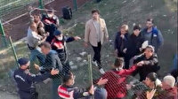 Amatör maçta ortalığı karıştıran gol sevinci