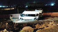 Şanlıurfa’da minibüs şarampole yuvarlandı: 14 yaralı var