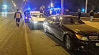 Kayseri’de beş araç birbirine girdi: Üç yaralı var