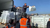 Erzurum'da 72 konteyner, 72 çadır ve 48 hayvan çadırı kuruldu