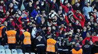 Karagümrük-Trabzonspor maçında tribünler karıştı