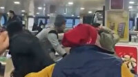 Fırtınaya denizin ortasında yakalanan feribotta korku dolu anlar