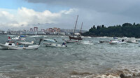Tuzla'da onlarca tekne parçalandı