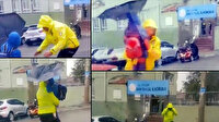 Trafik polisinden yürekleri ısıtan hareket