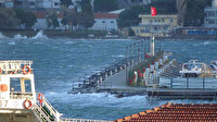 Çanakkale'de feribot seferlerine lodos engeli: Geçici olarak durduruldu