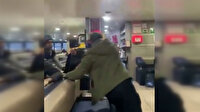 Fırtınaya feribotta yakalandılar: Korku dolu anlar kamerada