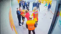 İrfan Can Kahveci'nin Göztepeli Atakan Çankaya'ya saldırdığı anlar kamerada