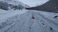 Artvin kara teslim: Yol ulaşıma kapandı